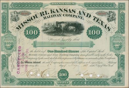 Lot #246 Jay Gould Signed Document - Image 1