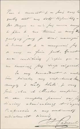 Lot #612 Ignace J. Paderewski: In his breakout year of 1893, Paderewski writes to famous British conductor Sir Charles Halle - Image 2