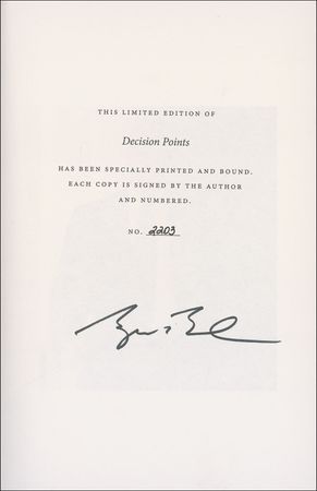 Lot #16 George W. Bush: Beautiful slipcased
