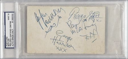 Lot #627 Beatles: Scarce promotional photo featuring the first appearance of Ringo alongside John, Paul, and George - Image 1