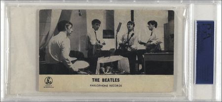 Lot #627 Beatles: Scarce promotional photo featuring the first appearance of Ringo alongside John, Paul, and George - Image 2