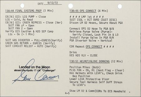 Lot #357 Gene Cernan - Image 3