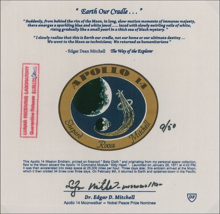 Lot #307 Edgar Mitchell - Image 1