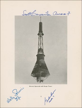 Lot #22 Mercury Astronauts