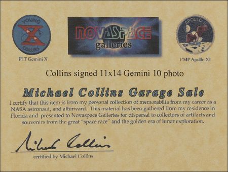 Lot #105 Michael Collins and John Young - Image 2