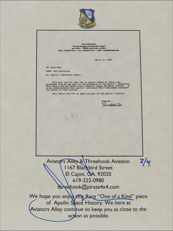 Lot #165 Apollo 7 - Image 2