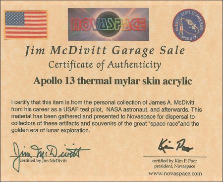 Lot #282 Apollo 13 - Image 2