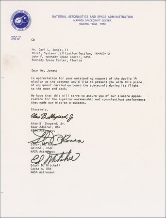 Lot #308 Apollo 14 - Image 1