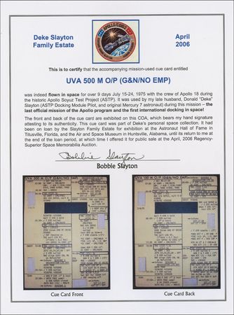 Lot #376 Apollo-Soyuz - Image 1