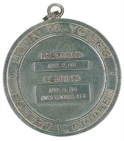 Lot #404 Columbia STS-1 Robbins Medal - Image 2