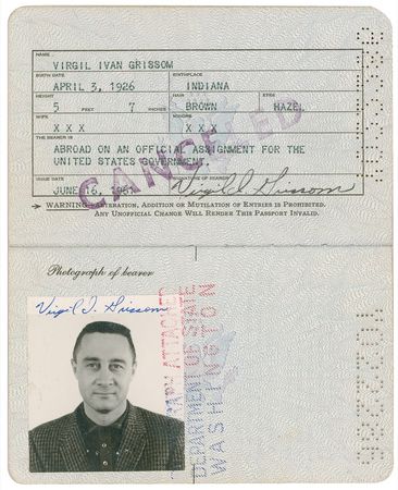 Lot #82 Gus Grissom - Image 1