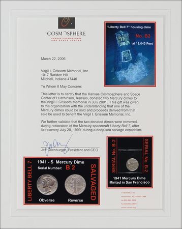 Lot #43 Liberty Bell 7 Dime - Image 1