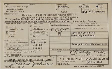 Lot #20 Wally Schirra - Image 3