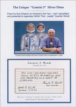 Lot #89 Gus Grissom - Image 3