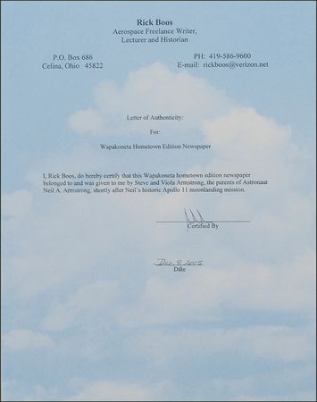 Lot #250 Neil Armstrong - Image 2