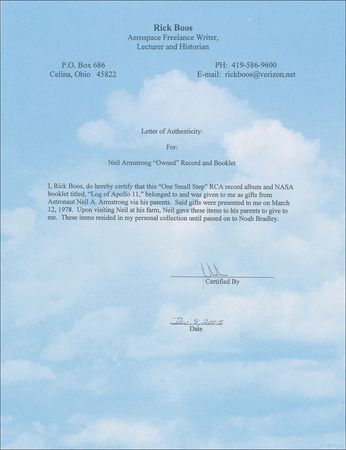 Lot #213 Neil Armstrong - Image 3