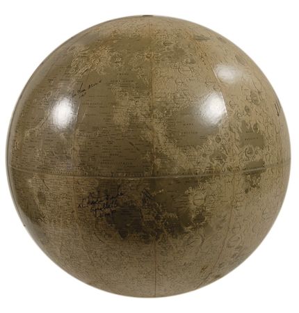 Lot #141 Neil Armstrong's Moon globe - Image 1