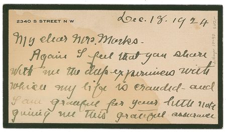 Lot #205 Edith Bolling Wilson Handwritten Letter Signed - Image 1
