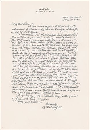Lot #550 Asa Cheffetz - Image 1