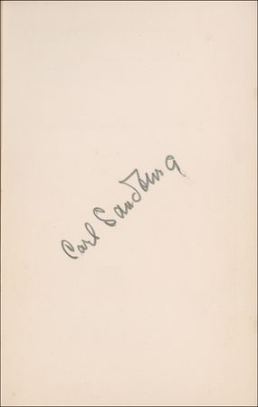 Lot #641 Carl Sandburg - Image 1