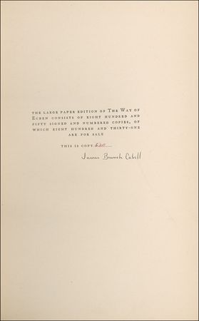 Lot #542 James Branch Cabell Books - Image 1