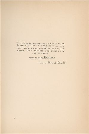 Lot #542 James Branch Cabell Books - Image 3