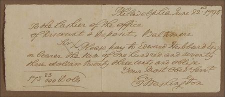 Lot #204 George Washington: Robert Spring Robert Spring Forgery - Image 2