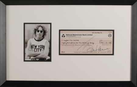 Lot #751 Beatles: John Lennon: Dated less than a month after leaving the Beatles - Image 1
