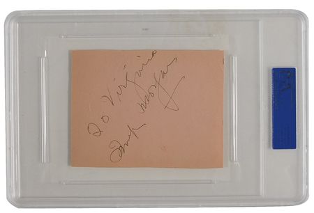 Lot #1052 Frank Morgan and Joan Crawford Signature - Image 1