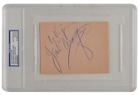 Lot #1052 Frank Morgan and Joan Crawford Signature - Image 2