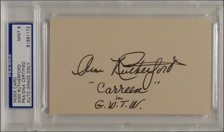 Lot #980 Gone With the Wind: de Havilland and Rutherford Signatures - Image 2
