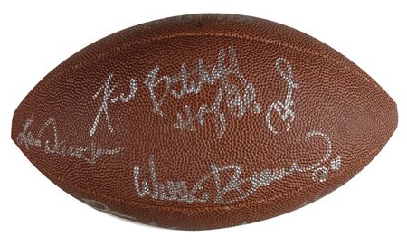 Lot #1186 Football Hall of Famers Footballs - Image 1