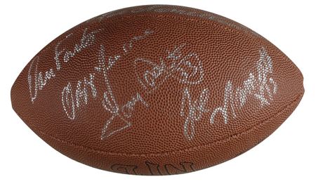 Lot #1186 Football Hall of Famers Footballs - Image 3