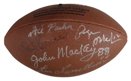 Lot #1186 Football Hall of Famers Footballs - Image 4