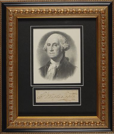 Lot #201 George Washington: Striking signature of The Father of Our Country - Image 1