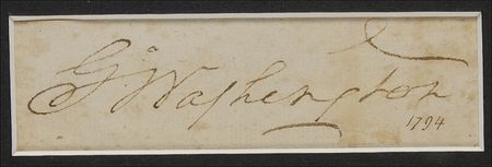 Lot #201 George Washington: Striking signature of The Father of Our Country - Image 2
