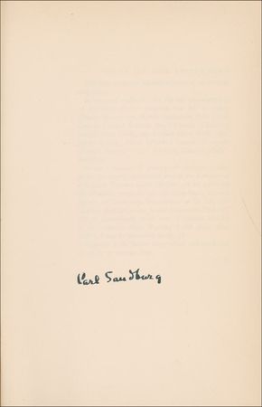 Lot #642 Carl Sandburg - Image 1
