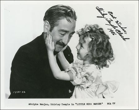 Lot #1108 Shirley Temple Signed Photographs - Image 1