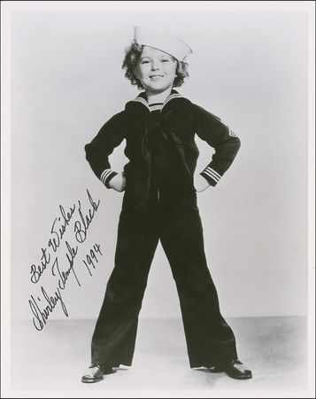 Lot #1108 Shirley Temple Signed Photographs - Image 2