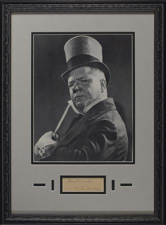 Lot #966 W. C. Fields Signature - Image 1