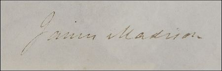 Lot #130 James Madison Signed Document - Image 2