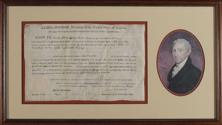 Lot #134 James Monroe Signed Document - Image 1