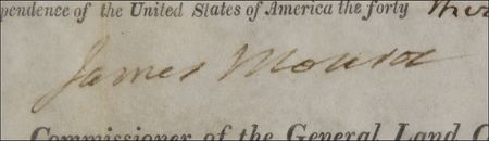 Lot #134 James Monroe Signed Document - Image 2