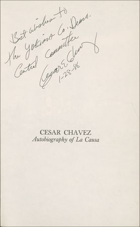 Lot #230 Cesar Chavez Book - Image 2