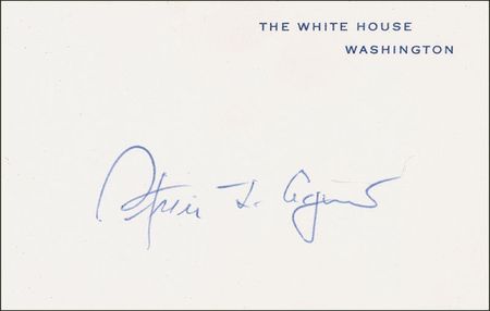 Lot #136 Richard Nixon and Spiro Agnew Signatures - Image 2
