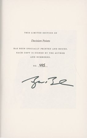 Lot #34 George W. Bush Book