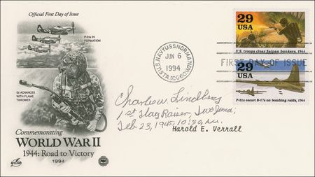 Lot #393 Iwo Jima: Charles A. Lindberg - Image 2