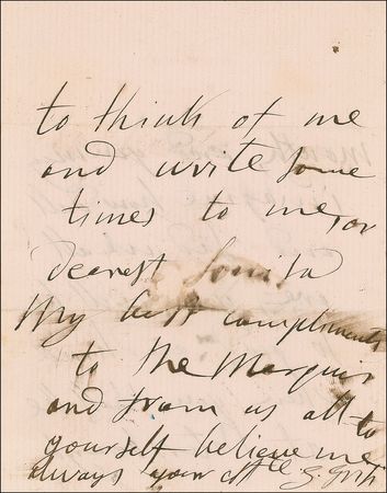 Lot #714 Giulia Grisi Handwritten Letter Signed - Image 4