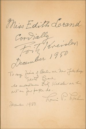 Lot #716 Fritz Kreisler Book - Image 1