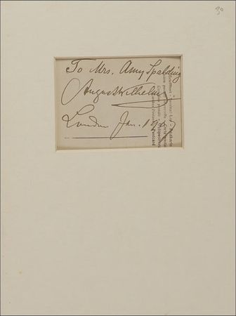 Lot #738 August Wilhelmj - Image 1